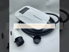 شارژر دیواری EV با توان 7 کیلووات، 220 ولت AC، با صفحه نمایش رنگی 4.3 اینچی، فولاد گالوانیزه و شیشه سکوریت