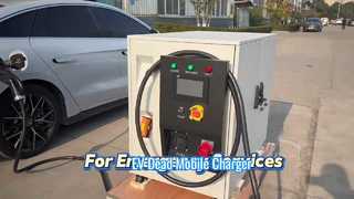 CCS2 CCS1 GB/T شارژر EV سیار خنک کننده مایع برای مواقع اضطراری جاده ای
