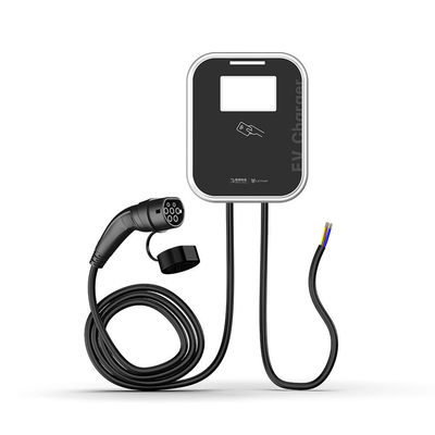 IEC 62196 سطح 2 شارژر EV نصب شده در کف 11 Kw شارژر خانگی کارایی بالا