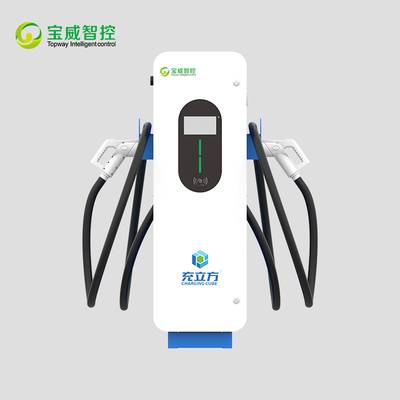 قیمت خوب 30KW/40KW پایه ایستاده دو تیراندازی برای شارژ خودروهای الکتریکی / ایستگاه شارژ خودروهای الکتریکی آنلاین