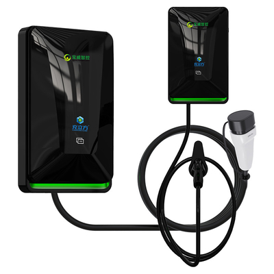 قیمت خوب 7KW 11KW 21KW سیاه دیوار نصب شده تک تفنگ خودروهای الکتریکی AC شارژ پشته برای استفاده خانگی آنلاین