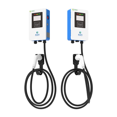 قیمت خوب 7KW/32A سنگ شارژ خودروهای الکتریکی آبی و سفید دیواری / نوع بعدی آنلاین