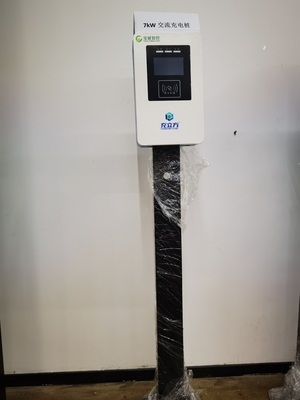 7KW رنگ آبی و سفید ستون / طبقه نوع تک تفنگ خودرو الکتریکی