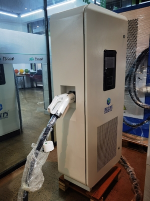 ایستگاه شارژ خودروهای الکتریکی سفید جدید 120KW تجاری / داخلی طبقه یکپارچه
