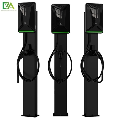 قیمت خوب 220V 380V 7kW 11KW 22KW ستون سیاه نوع شارژ AC برای وسایل نقلیه برقی خانگی آنلاین