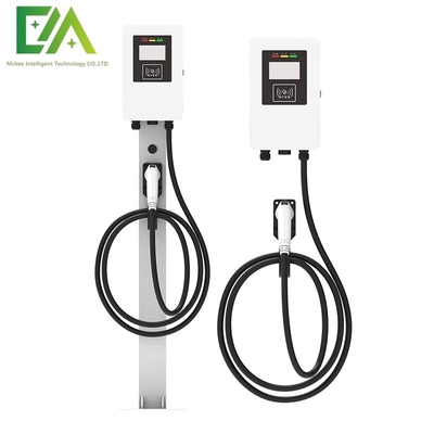 قیمت خوب 7KW 11KW 22KW ستون سفید / نوع کف یک تفنگ وسیله نقلیه الکتریکی AC انبار شارژ / ایستگاه شارژ آنلاین