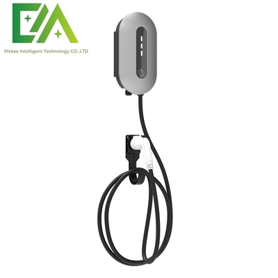قیمت خوب 7KW 11KW 22KW نقره دیوار نصب شده برقی خودرو تک اسلحه AC شارژ پشته / خانگی تجاری شارژر قابل حمل آنلاین