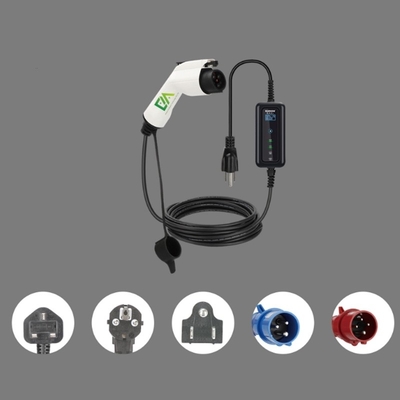قیمت خوب ماشین الکتریکی 16A 3.5KW جریان قابل تغییر است شارژر ماشین الکتریکی قابل حمل آنلاین