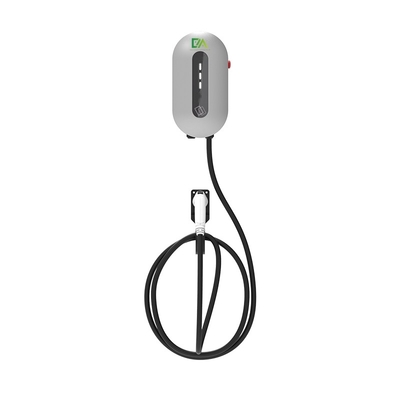 خانه 22KW نقره ای شارژر دیوار نصب شده خودرو برقی EV GBT 7KW 11KW ایستگاه شارژ خودرو برقی