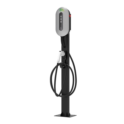 AC شارژر دیوار 7kW 11kW 22kW AC EV Wallbox ایستگاه شارژ CE نوع-2 سوکت عمومی Ocpp استایل شارژ خودروهای الکتریکی