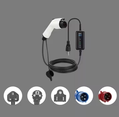 قیمت خوب EV قابل حمل 7kw Ac EV شارژر موبایل Evse شارژر قابل حمل ایستگاه شارژ الکتریکی شارژر اتومبیل الکتریکی قابل حمل آنلاین