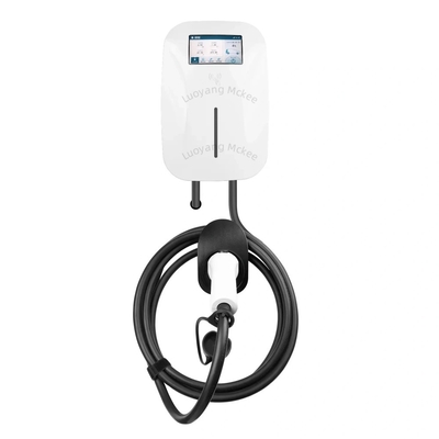 7KW RFID ضد آتش ABS دیوار نصب شده شارژر الکتریکی AC حالت جدید خانه شارژر ضد آب صفحه نمایش عملکرد هیئت مدیره انبار شارژ