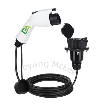 فروش گرم شارژر الکتریکی AC 32A شارژر الکتریکی قابل حمل 7KW شارژر خودروهای الکتریکی نوع 1 J1772 با کیف حمل رایگان