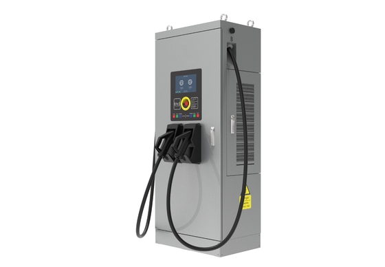 خودروهای انرژی جدید خانه شارژر خودروهای الکتریکی ایستگاه شارژ خودروهای DC در فضای باز 120kW 240kW CCS2 رابط استاندارد IP54