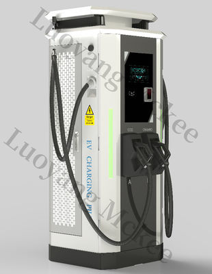 شارژر الکتریکی DC EV 60kW شارژ سریع پیک مجهز به صفحه نمایش LCD ارائه و راه حل های شارژ سریع وسایل نقلیه الکتریکی