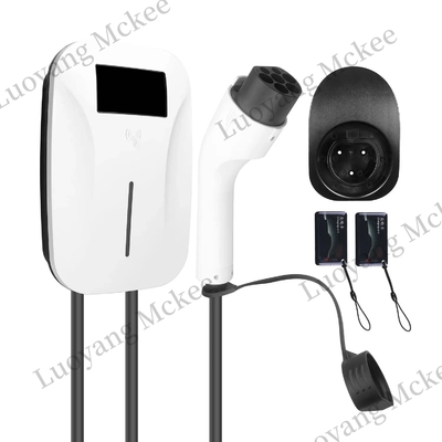 قیمت خوب ورود جدید OCPP APP Control گواهینامه CE 230V/380V 32A 7KW 11KW 22KW نوع 2 شارژر AC EV با عملکرد DLB آنلاین