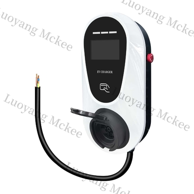 شارژر 7kw AC EV شارژر 32A کابل شارژ GB / T جریان خروجی تنظیم شده شارژر اتومبیل الکتریکی قابل حمل با صفحه نمایش دیجیتال