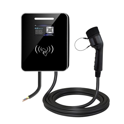 قیمت خوب 7kW شارژر دیواری AC EV Type 2 Socket IP65 RFID Smart APP Control برای خانه / تجاری آنلاین