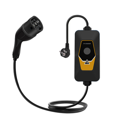 قیمت خوب 16A 3.5KW شارژر EV قابل حمل هوشمند نوع 1 / نوع 2 / GBT شارژر EV قابل حمل برای ماشین الکتریکی با پلاگین شارژر 5 Ev آنلاین