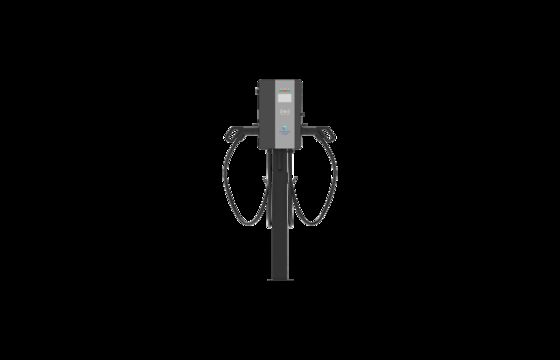 11*2 KW شارژر برقی متناوب دیوار نصب شده با صفحه نمایش کامل رنگی 4.3 اینچی برای وسایل نقلیه الکتریکی نوع 1