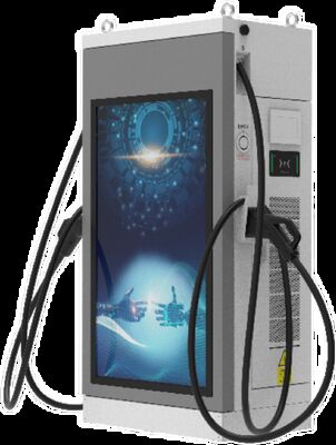 240kW HD 55 اینچ صفحه نمایش تبلیغاتی دیجیتال شارژر EV عمومی ایستگاه شارژ سریع تجاری برای پارکینگ کسب و کار