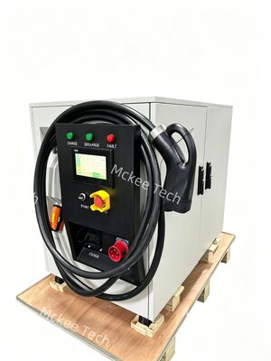 قدرت 60kW ایستگاه شارژ موبایل EV، شارژر قابل حمل ذخیره سازی انرژی 65kWh با محافظت IP55