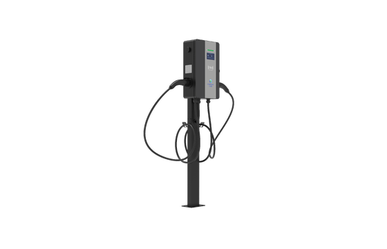 قیمت خوب IP55 Outdoor Dual-port AC EV Charger 32A 64A ایستگاه شارژ عمومی برای پارکینگ و ایستگاه خدمات آنلاین