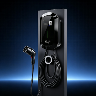 قیمت خوب ایستگاه شارژ AC ضد اسپری نمک R8، نوع ستونی دیواری، شارژر خودروی برقی تسلا NACS، 9.6 کیلووات، 40 آمپر، 85 تا 265 ولت، IP54، نمایشگر LCD 5.64 اینچی، کاربرد مسکونی و تجاری آنلاین