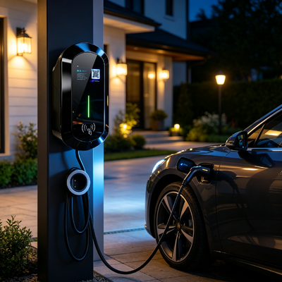 قیمت خوب Euro type2 سازگار استیشن شارژ R8 EV ضد اسپری نمک دیوار نصب شده ستون شارژر AC 22kw 32A 380V IP54 5.64 اینچ صفحه نمایش LCD مسکونی استفاده تجاری آنلاین