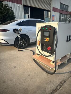 60kW 76kWh Mobile EV Charger Liquid Cooled Portable Energy Storage DC Fast Charging Station